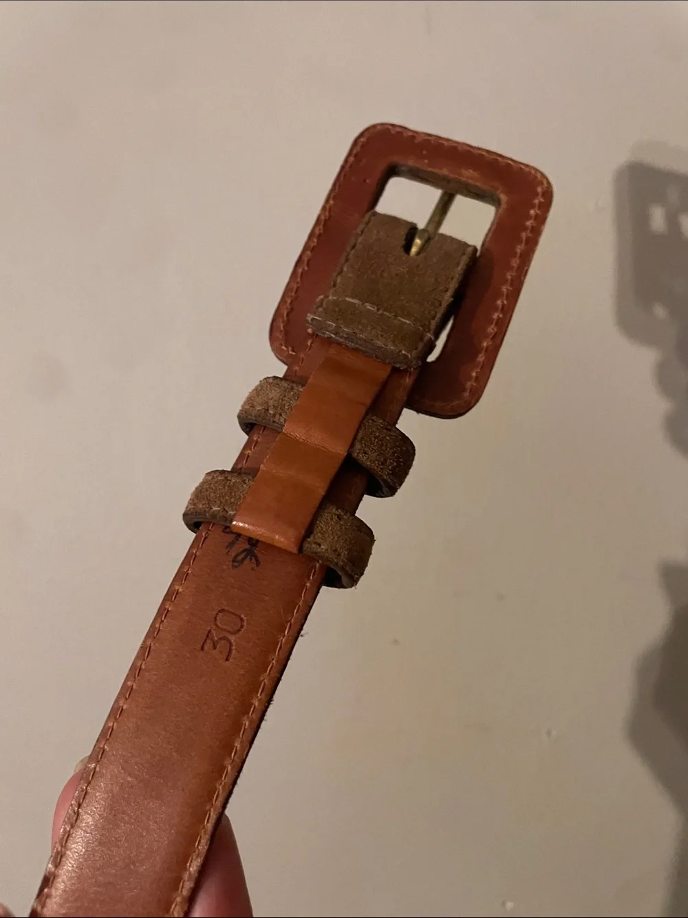 POLO RALPH LAUREN SUEDE BELT
